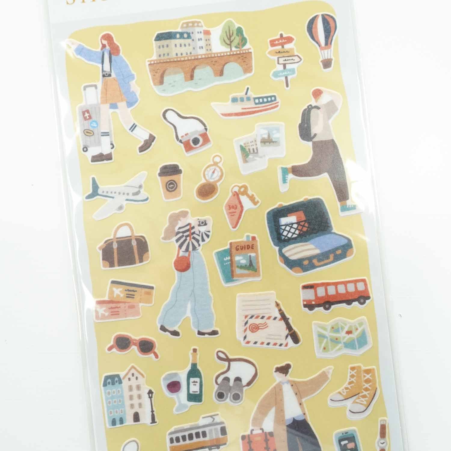 Travel Vacation 'Doing Sticker' Stickers Sheet