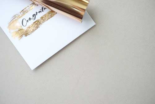 Creative embellishing using reactive foil