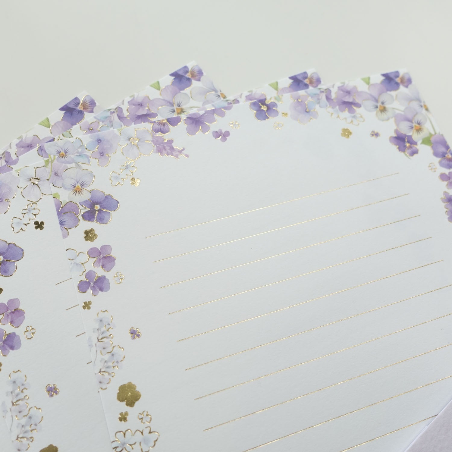 Viola Pansies 'Polite Letters' Letter Writing Set