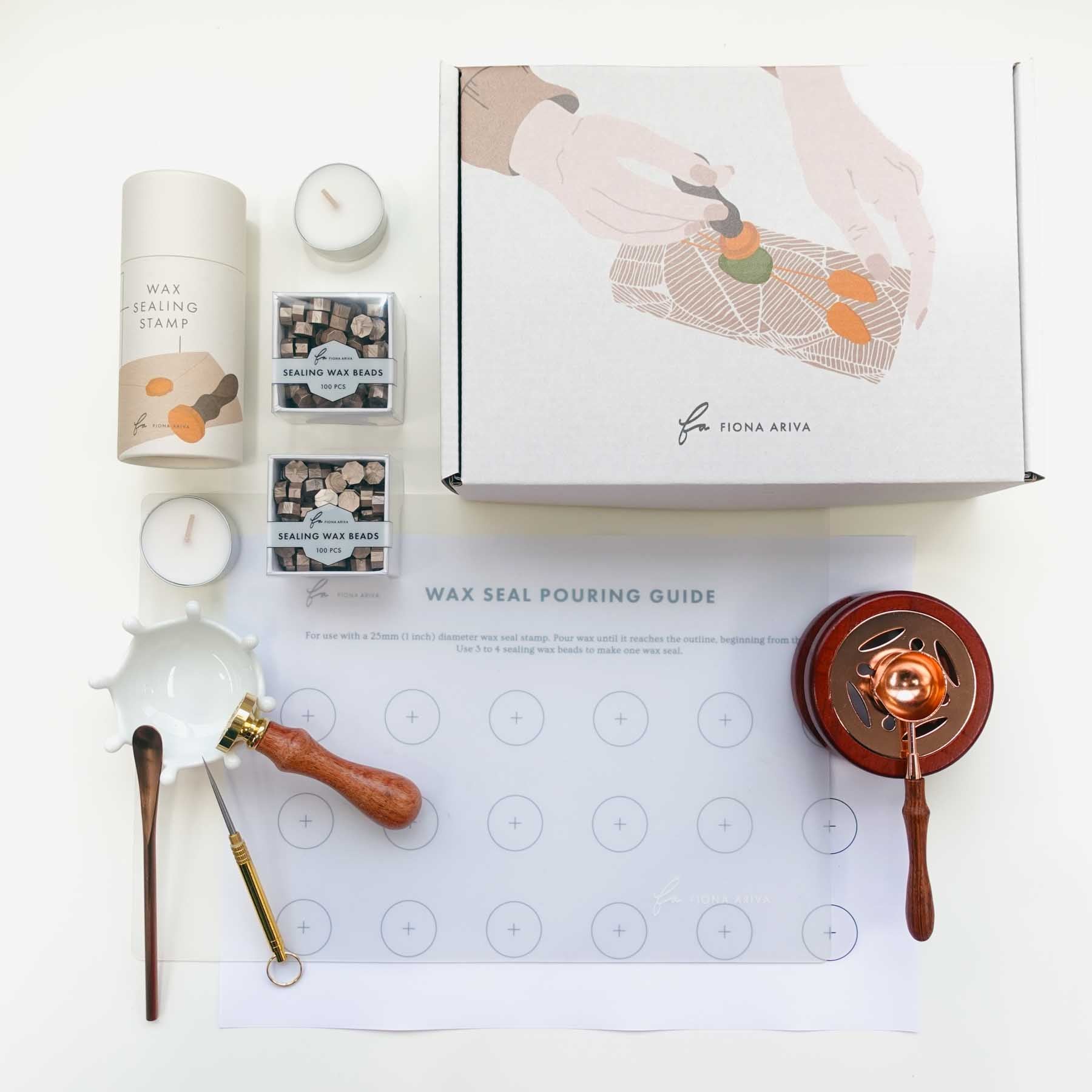 Wax Seal Makers DIY Kit - for Crafters & Weddings - Fiona Ariva Australia