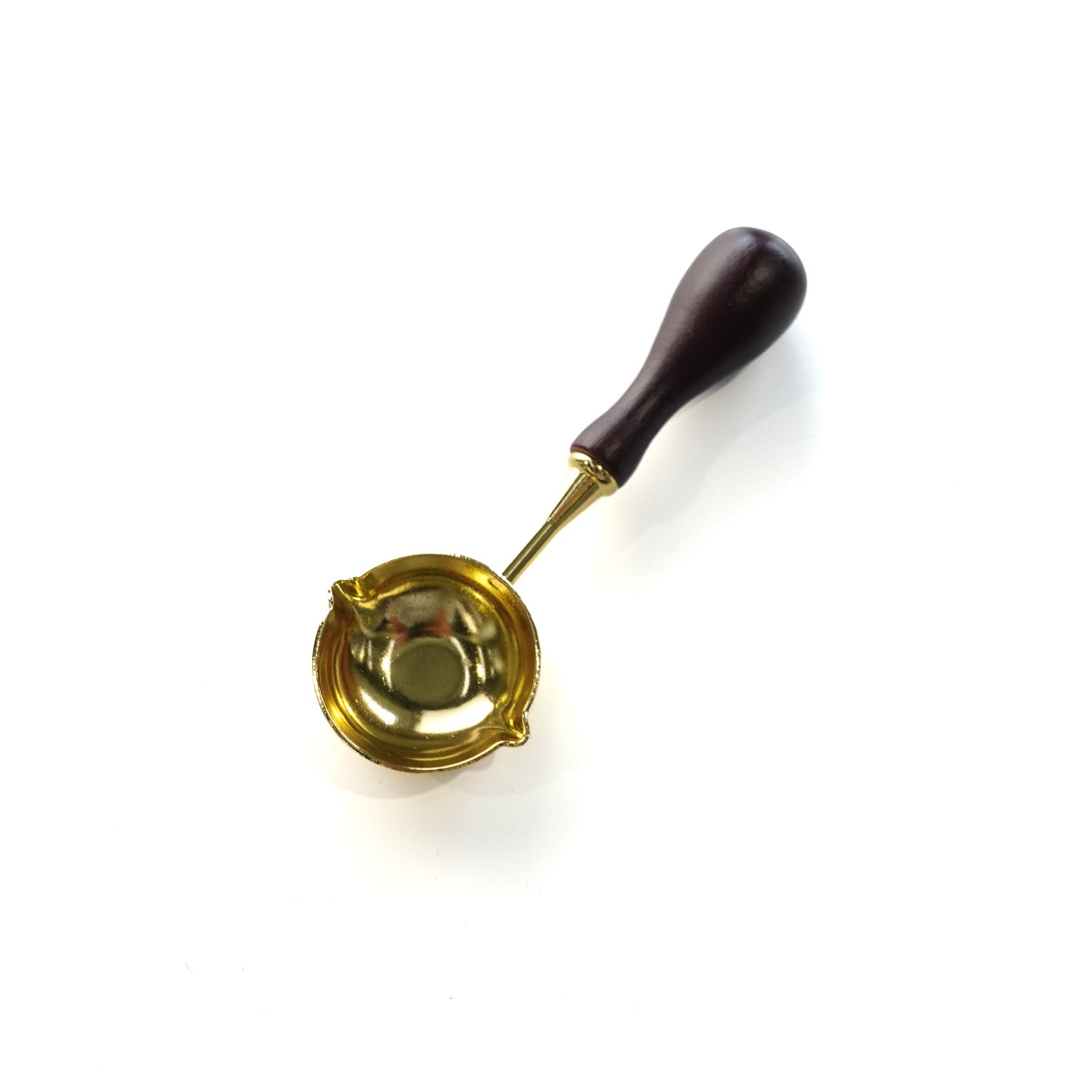 golden wide shallow wax melting spoon australia