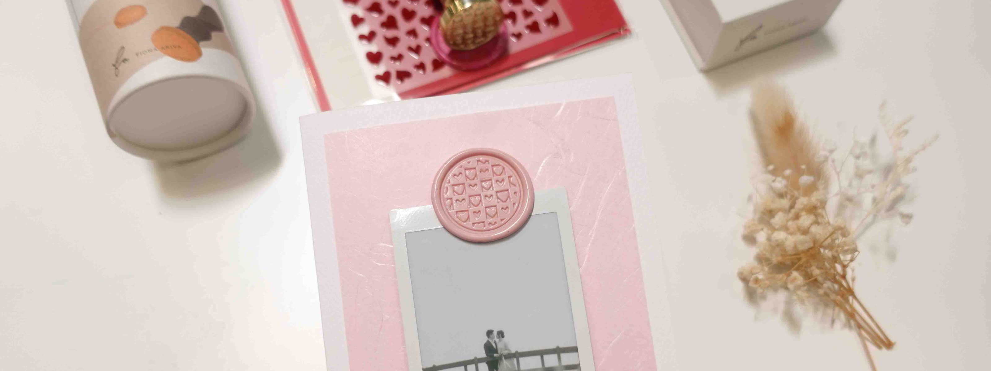 Ready Made Wax Seal Stamp - Happy Mother's Day Heart Shape Day Wax Seal Stamp