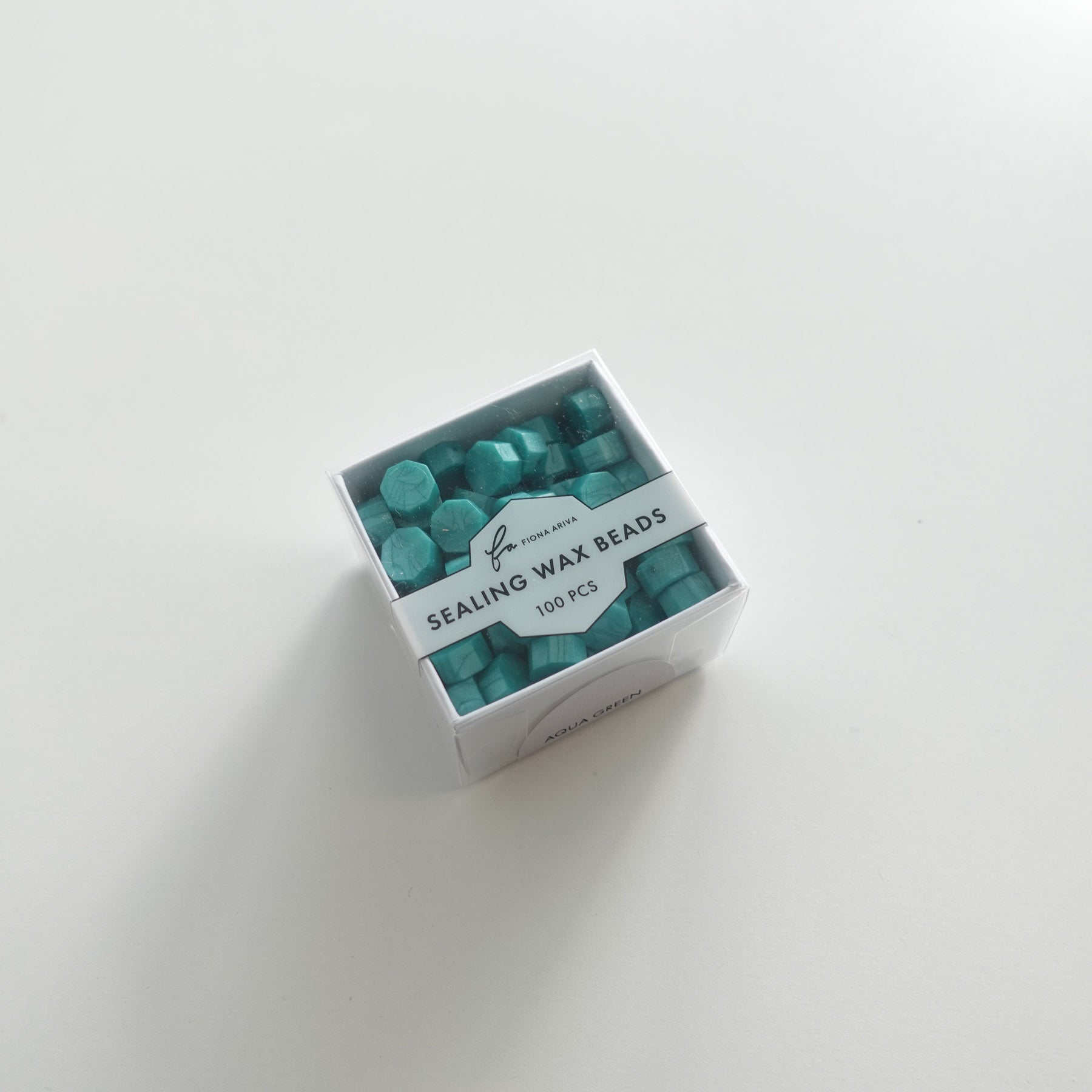 fiona ariva australia sealing wax seal beads turquoise aqua green