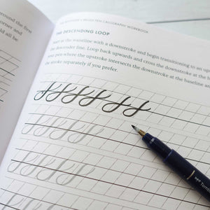 Instant Download - Beginner's brush pen calligraphy workbook .pdf