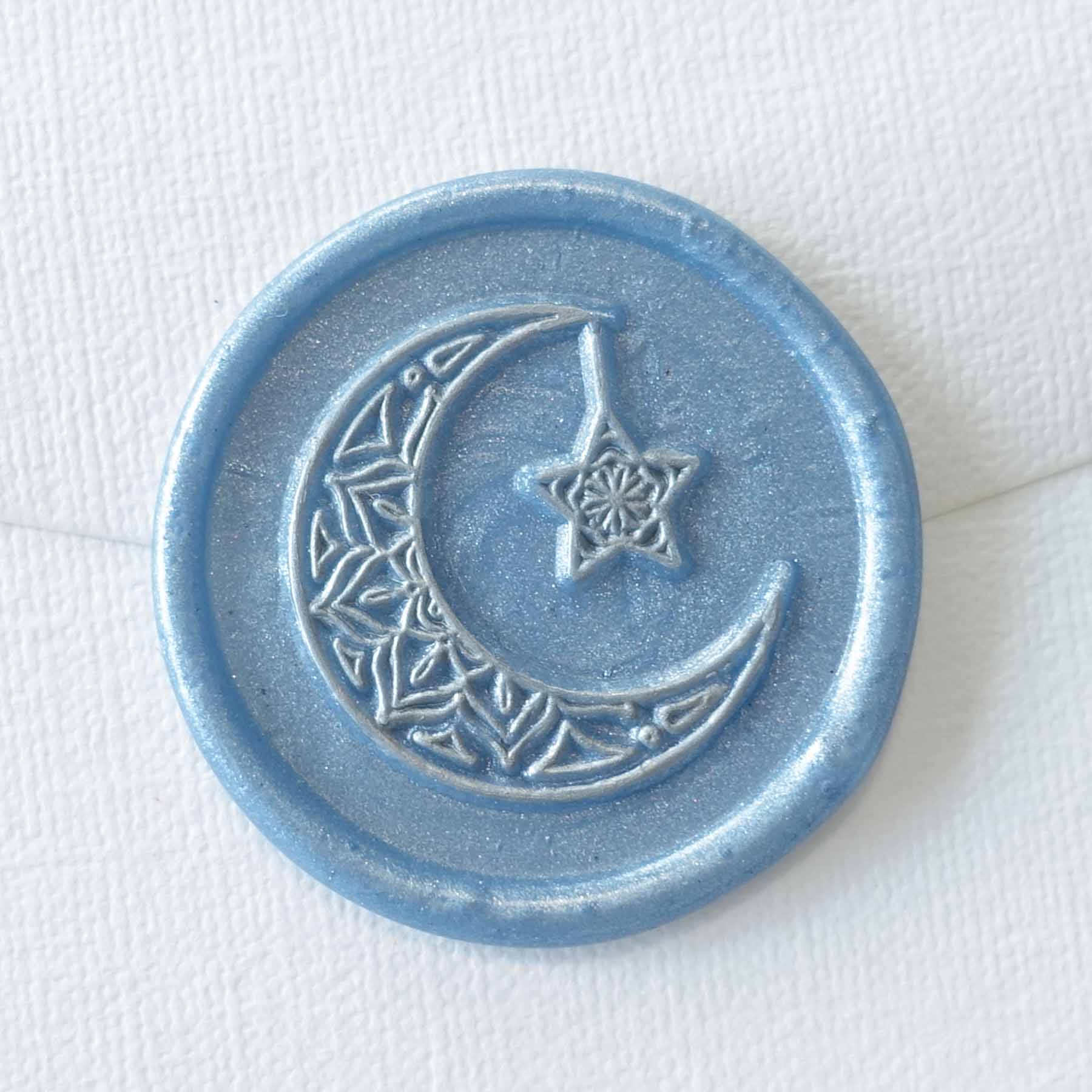 celestial moon star wax seal stamp fiona ariva australia