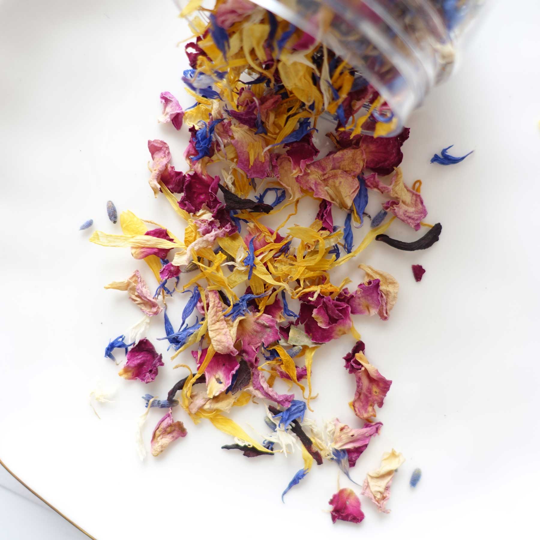 Dried flowers for wax sealing mix confetti