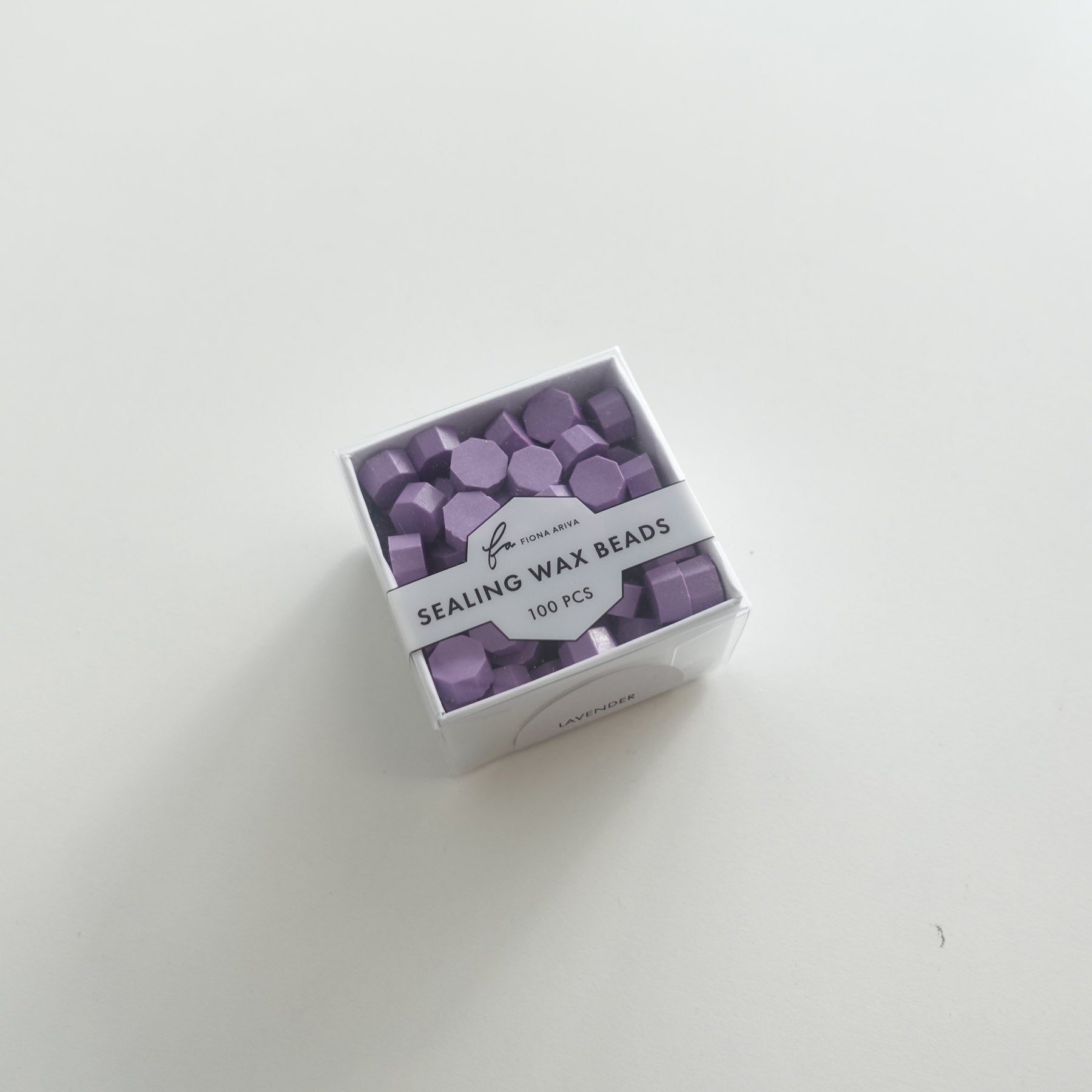 fiona ariva australia sealing wax seal beads lavender purple