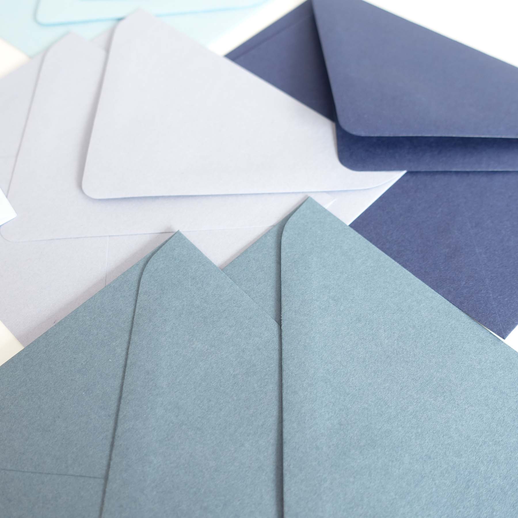 assorted blues and greys envelopes australia mixed fiona ariva