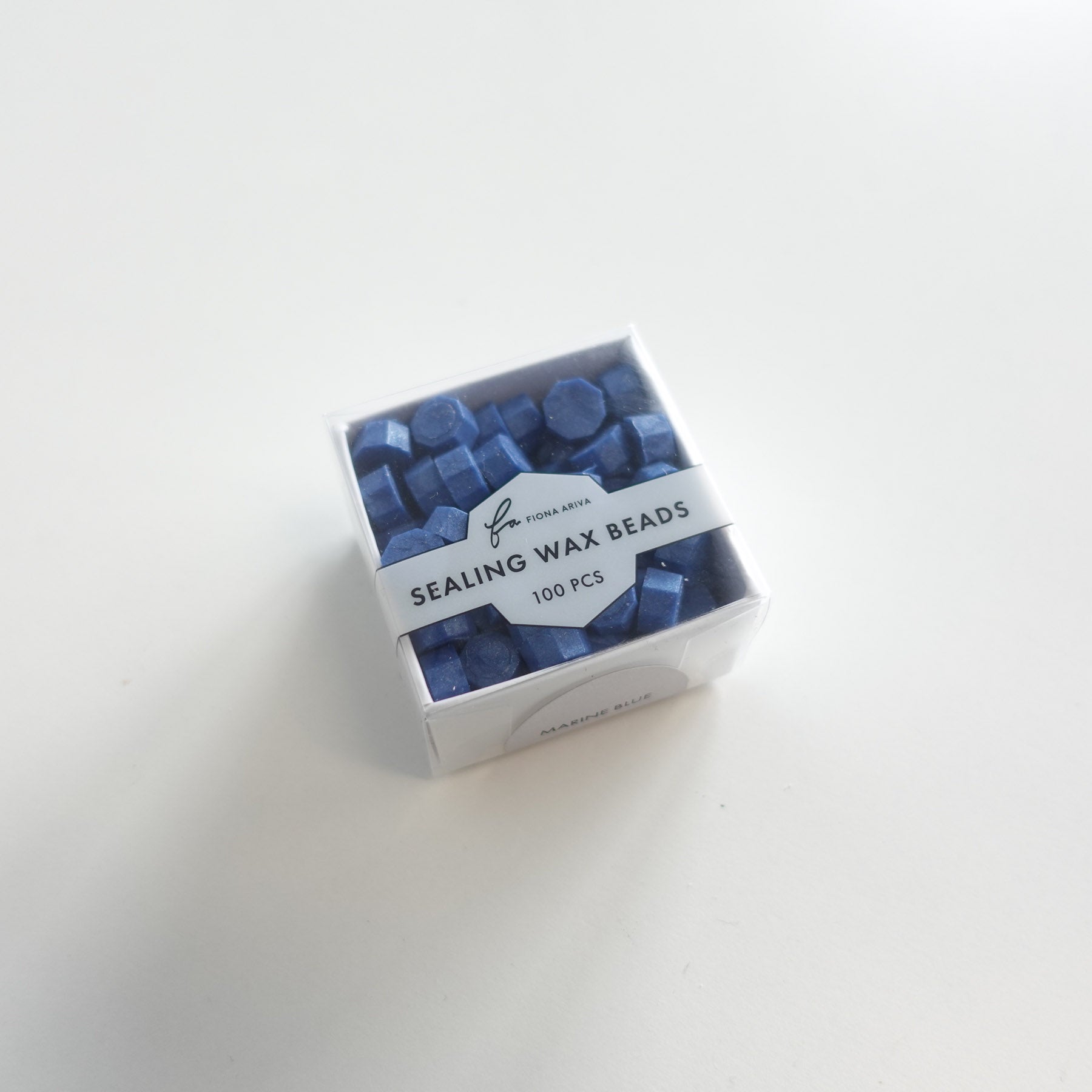 fiona ariva australia sealing wax seal beads marine dark navy blue