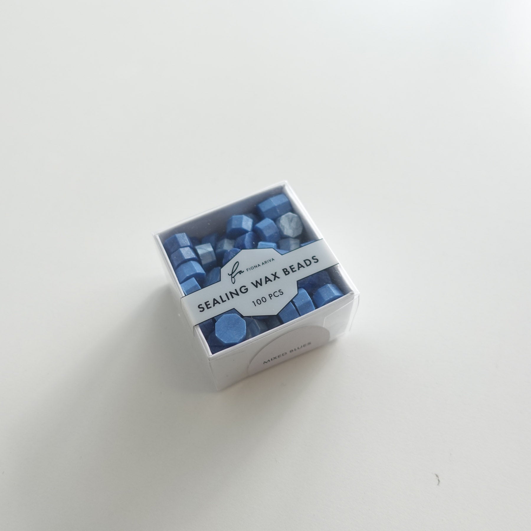 fiona ariva australia sealing wax seal beads mix blue