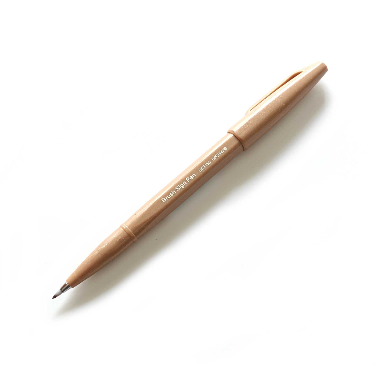 Pentel fude touch brush sign pen pale brown new colours Australia lettering calligraphy