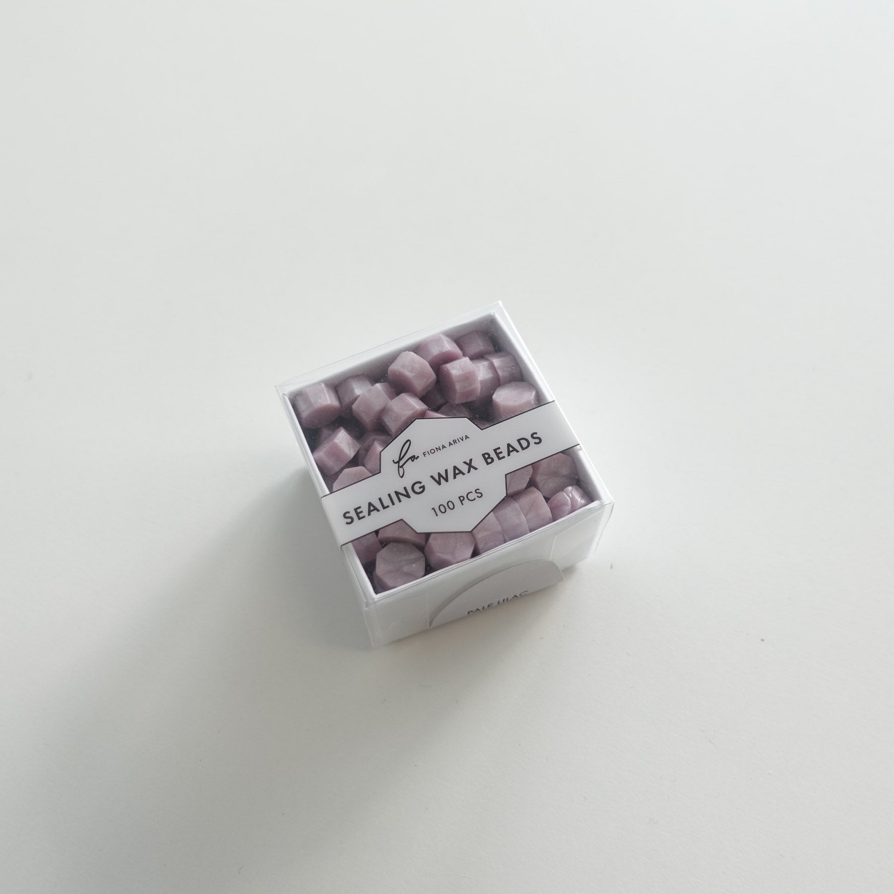 fiona ariva australia sealing wax seal beads light pale lilac lavender