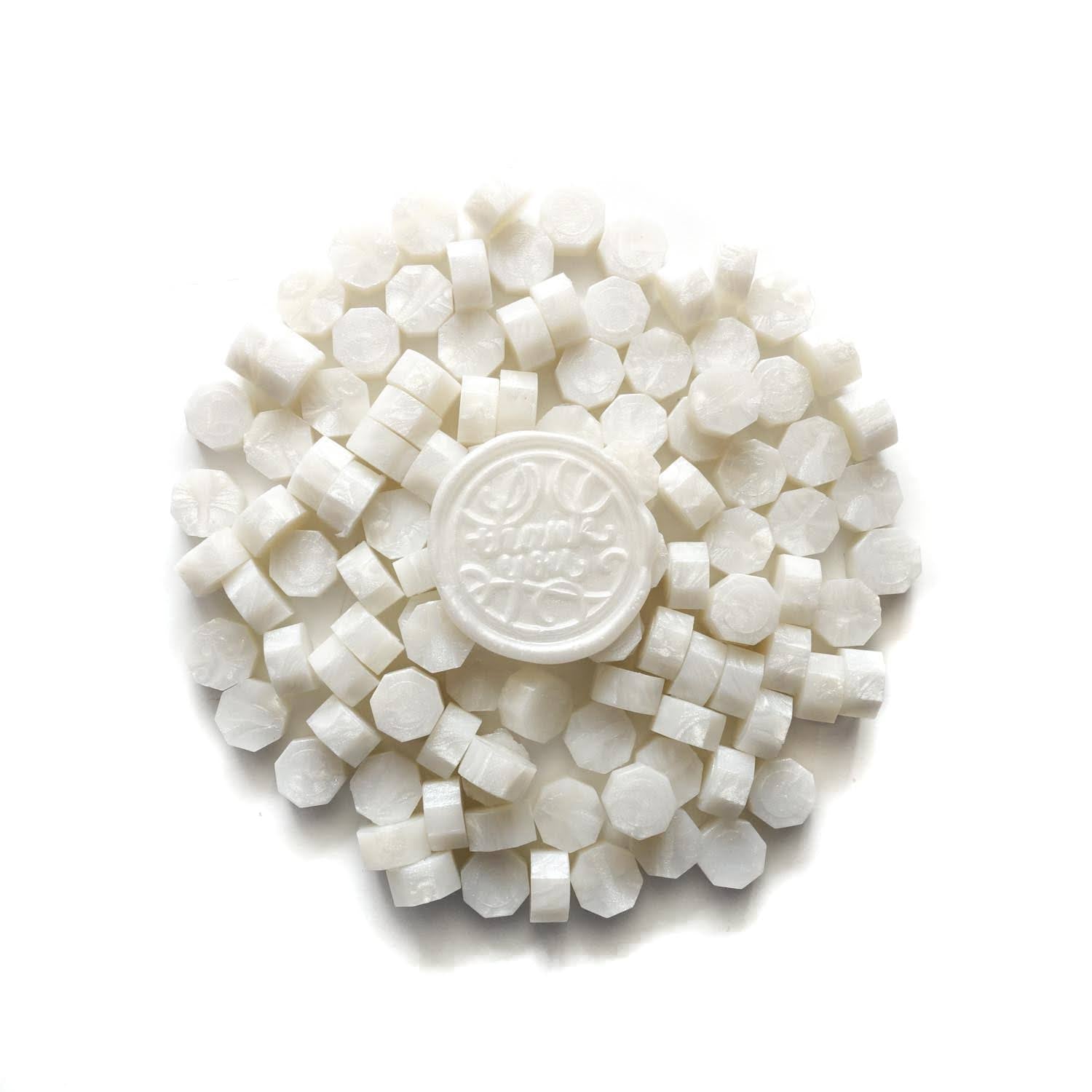 Pearl white wax beads granules for wax seals