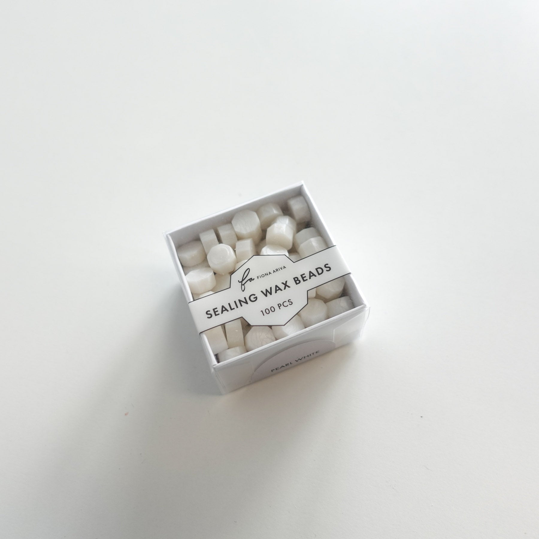 fiona ariva australia sealing wax seal beads pearl white