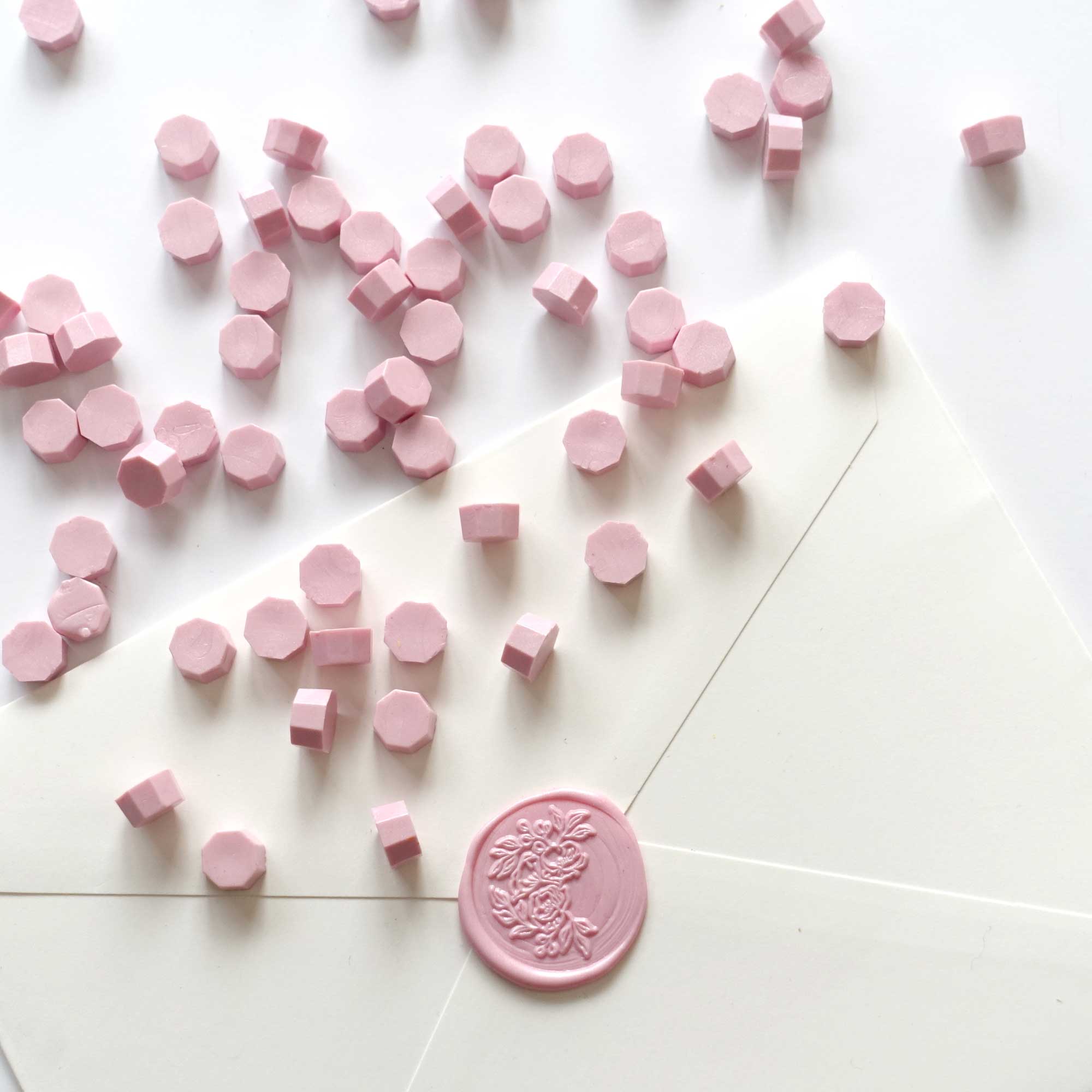 Primrose baby light pale pink sealing wax beads granules Melbourne Sydney Australia
