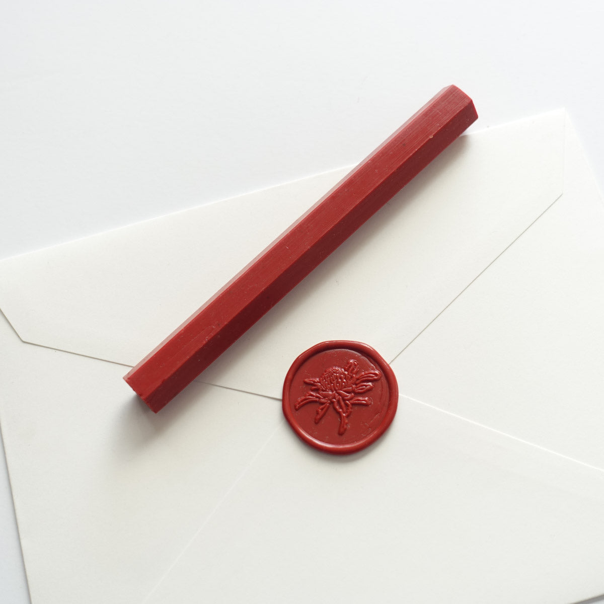 Biodegradable wax seal red with sealing wax stick Australia