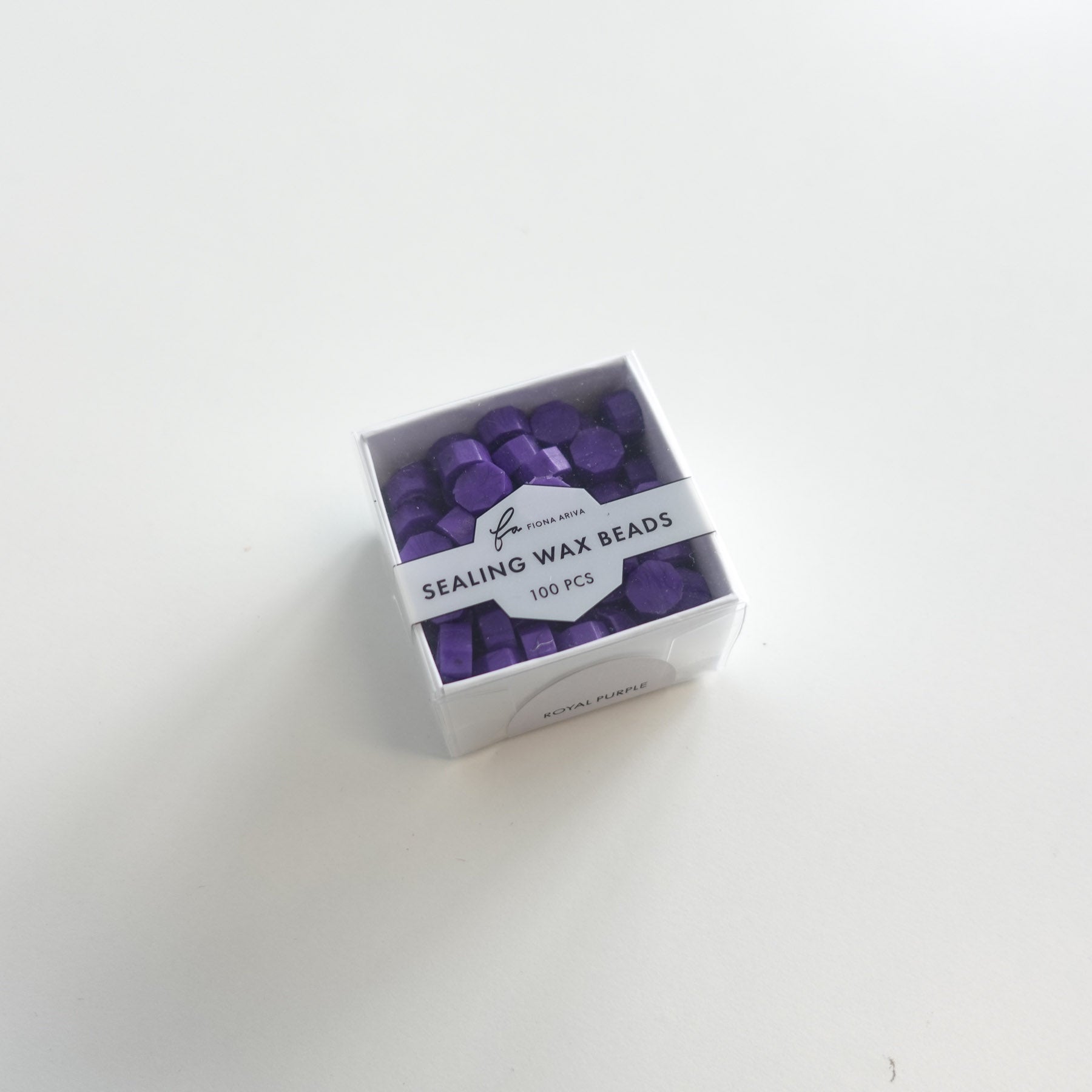 fiona ariva australia sealing wax seal beads dark royal purple