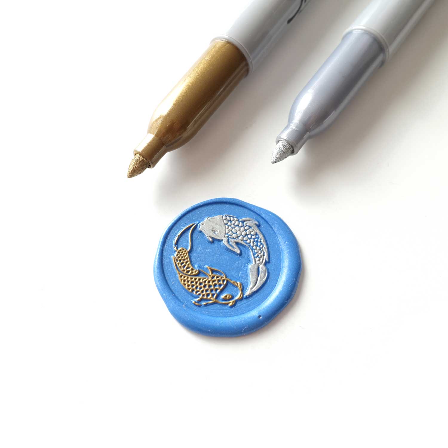 Gold Silver Paint Pen Wax Seal Highlighter