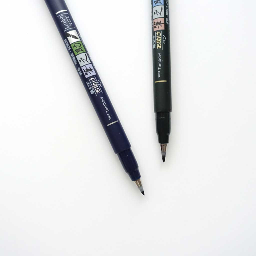 Tombow fudenosuke small brush pens for beginners lettering calligraphy australia