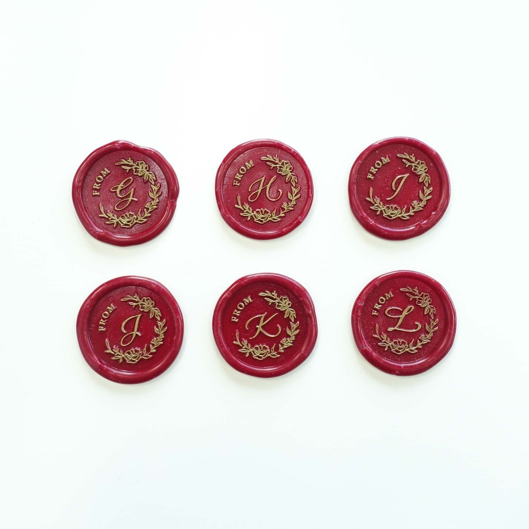 From A to Z Alphabet Letters - Wax Seal Stamp (includes handle)