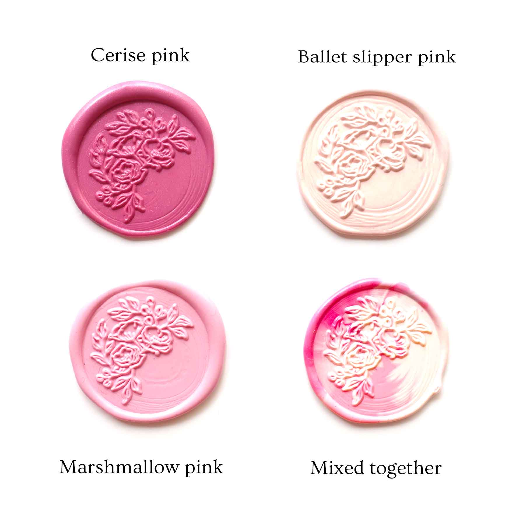 Cerise ballet slipper marshmallow mixed pink fiona ariva sealing wax