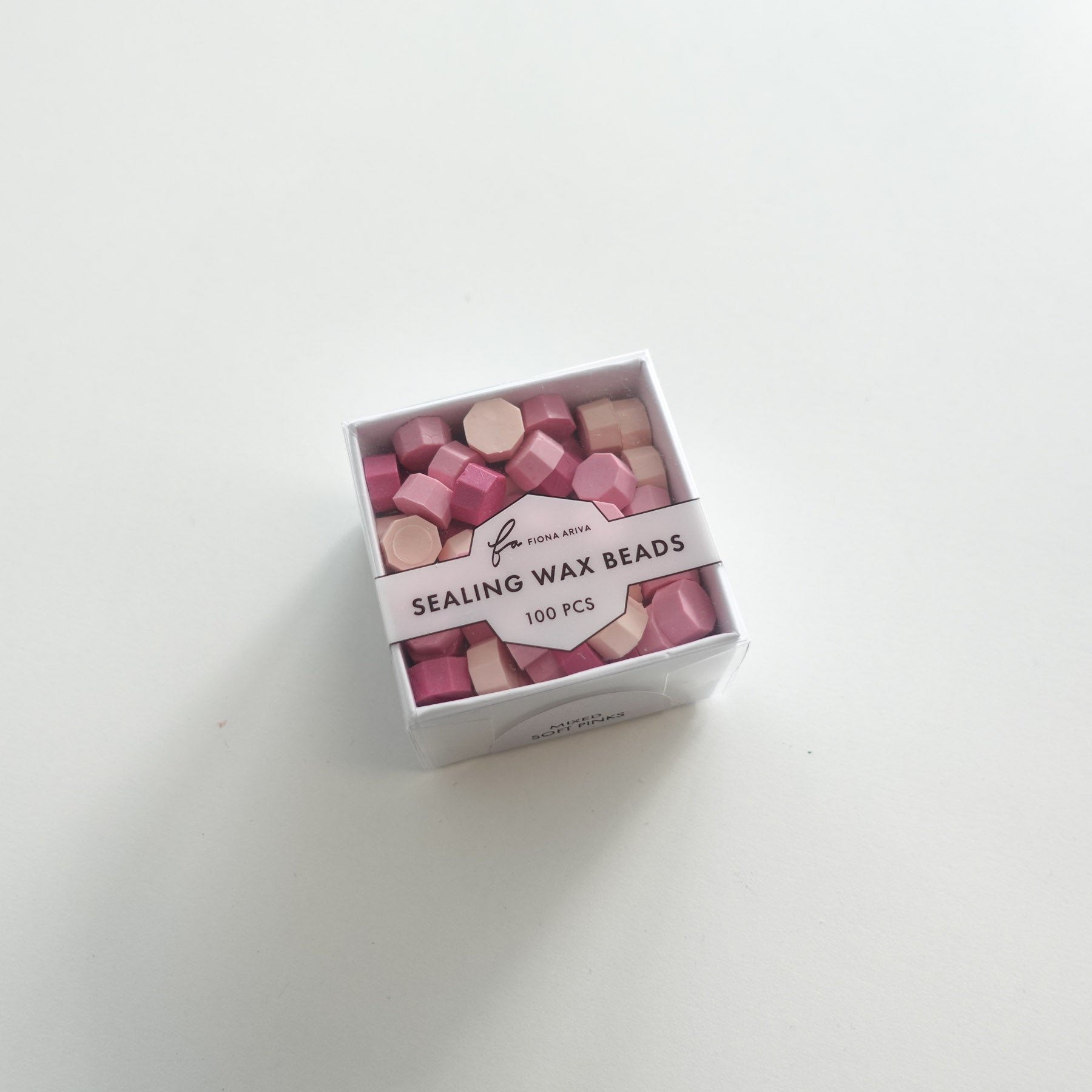 fiona ariva australia sealing wax seal beads mix soft pink